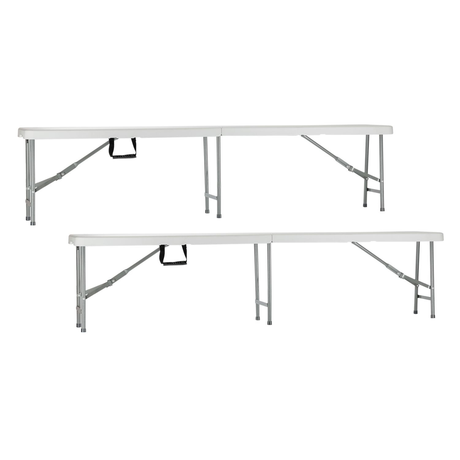 Pack 2 Bancos Plegables Catering 180x28x43cm Thinia Home Bancos y Sofás de Exterior 1